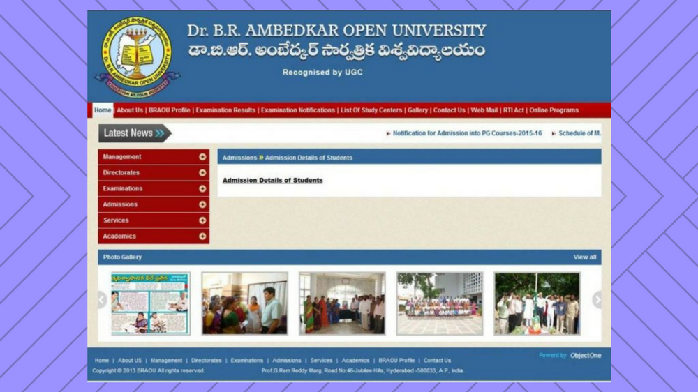 Ambedkar Open University Hyderabad